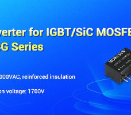 Convertidor CC/CC para controlador de IGBT/SiC MOSFET - Serie QA_(T)-R3G
