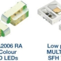 Gama de LED con diversas soluciones diseñadas para aplicaciones de iluminación, médicas y de hogar inteligente