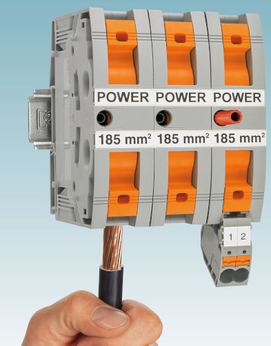 Bornas de alta potencia con tecnología PowerTurn y por tornillo