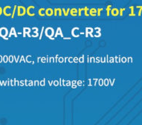 Convertidor CC/CC [DC/DC] de alta fiabilidad para controlador de IGBT/SiC MOSFET de 1700 V - Serie QA-R3/QA_C-R3  