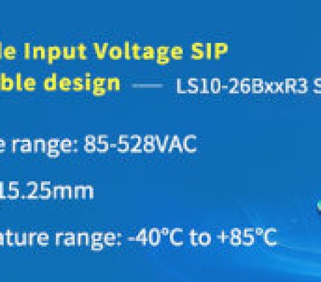 Convertidor SIP AC/DC de 10W · 85-528VAC de voltaje de entrada ultra amplio - Serie LS10-26BxxR3