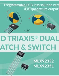 Latch & switch dual Melexis MLX92352