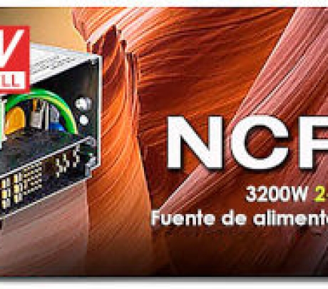 Fuente de alimentación y cargador de baterías Serie NCP-3200: 2 en 1 en formato Rack