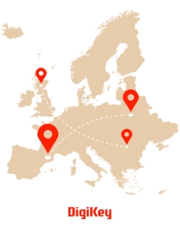 DigiKey confirma el envío directo de Europa a Europa