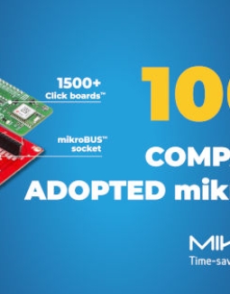 500 placas de desarrollo de los principales fabricantes de circuitos integrados incorporan ahora el zócalo mikroBUS de MIKROE