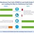 Las pilas PEMFC y SOFC lideran el mercado de las pilas de combustible estacionarias