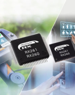 Microcontroladores Renesas RX261/RX260 con funciones táctiles avanzadas y una robusta seguridad