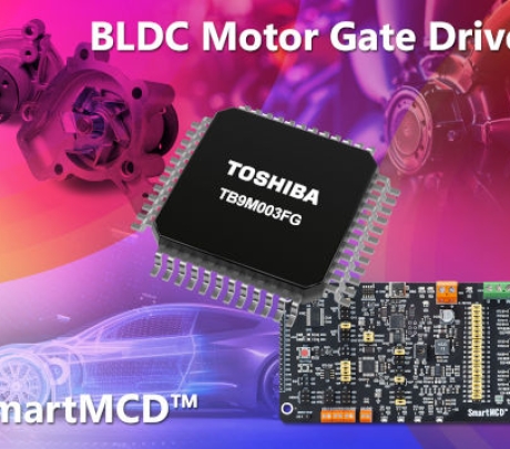 Placa de accionamiento de motor Toshiba SmartMCD™ que permite FOC sin sensores de motores BLDC