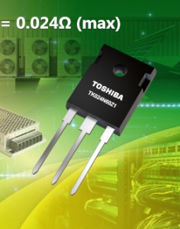 MOSFET de 600 V y 24 mΩ de Toshiba para fuentes de alimentación