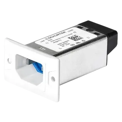 conector schurter filtrado. proteccion clase 2