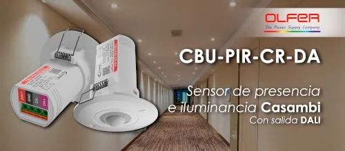 Sensor de presencia Casambi para domótica inteligente