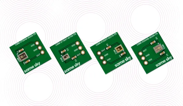 Same Sky lanza nuevos kits de desarrollo de micrófonos MEMS y ECM para pruebas de audio
