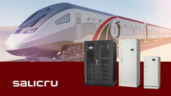 Salicru suministra SAI modulares al nuevo servicio ferroviario Etihad Rail