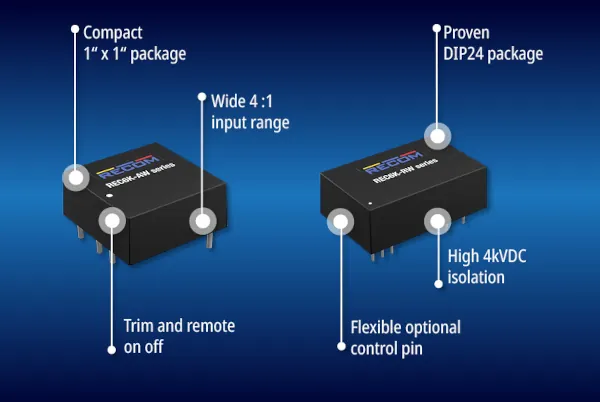 Convertidor Recom  REC6K-AW y REC6K-RW 
