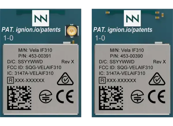 Módulos bluetooth Ezurio Vela IF310