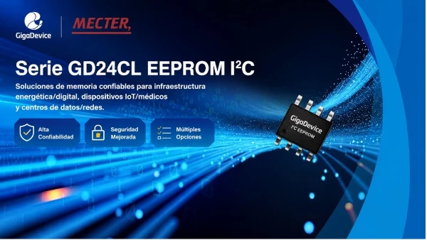 GigaDevice lanza la EEPROM I²C GD24CL de alta fiabilidad